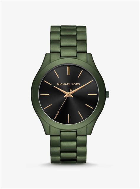 michael kors qf72b4e70u cadet green|Michael Kors runway green.